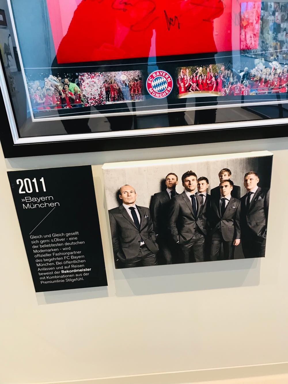 Zum 50. Geburtstag eröffnete S.Oliver ein Museum am Hauptsitz in Rottendorf, das seit Montag Exponate aus Produkt- und Marketing aus der Unternehmensgeschichte zeigt. Mike Meyer`s FC Bayern Kampagne ist Teil der Highlights. by Mike Meyer Photography