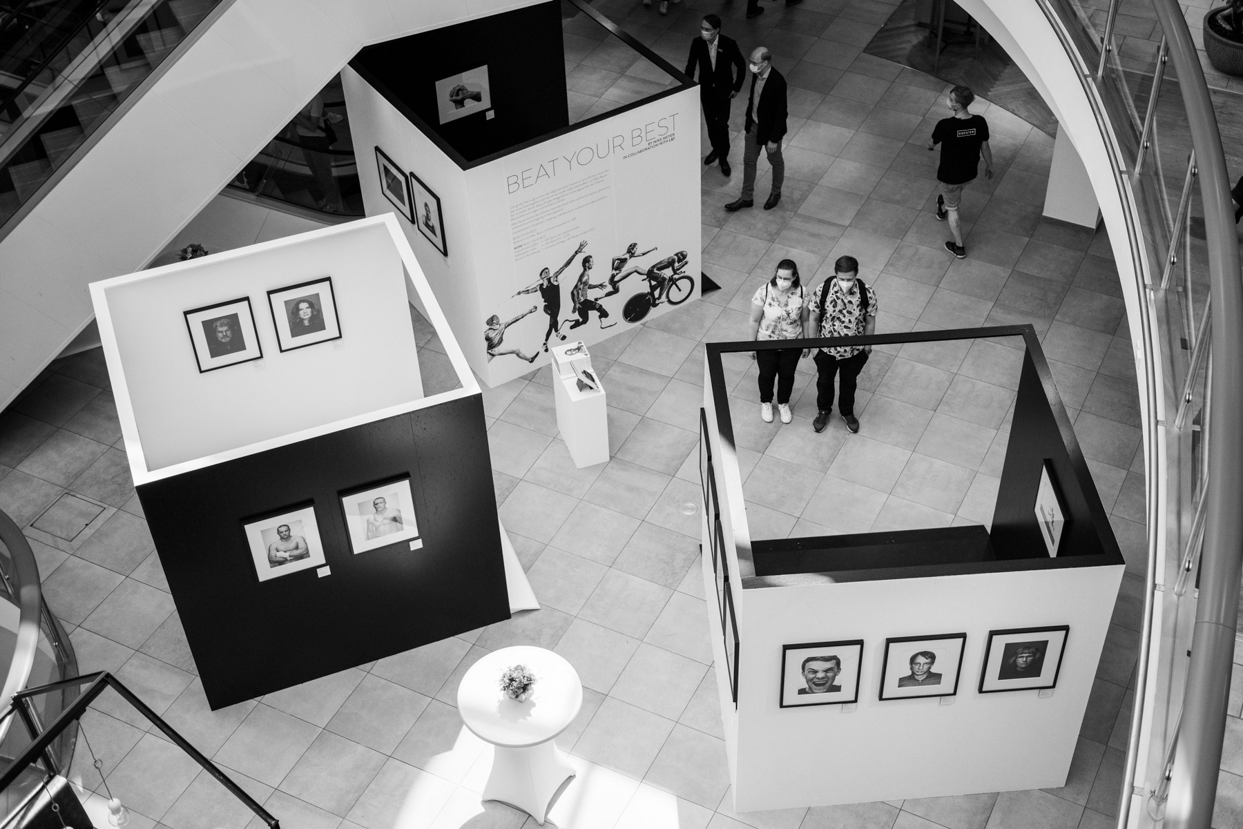 beat your best exhibition opening & art installation   lengermann und trieschmann osnabrück by Mike Meyer Photography